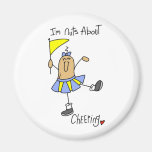 Cheering Nut Fridge Magnets