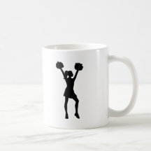 Cheerleader girl mug