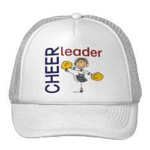 Cheerleader Stick Figure Hats