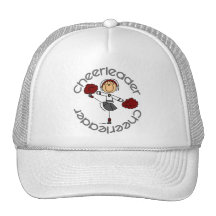 Cheerleader Stick Figure Trucker Hats