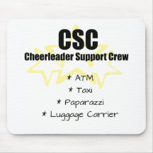 Cheerleader Support Crew Mousemat