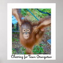 Cheerleader : Team Orangutan Print