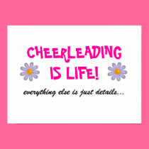 cheerleading is life poster posters