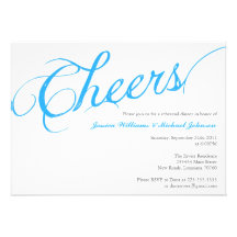 Cheers Dinner Party Personalized Announcement