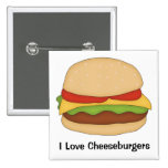 Cheeseburger Button