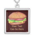 Cheeseburger Necklace
