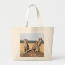 Cheetah Cubs Canvas Bags