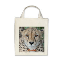Cheetah Face Canvas Bags