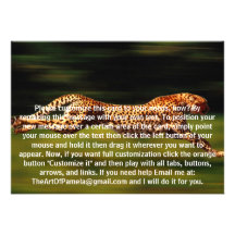 Cheetah Hunting His Prey Invitation