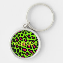 cheetah keychain