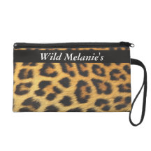 Cheetah Print Wristlet Clutch