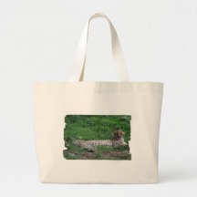 Cheetah Resting Canvas Bag