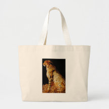 Cheetahs stance tote bag