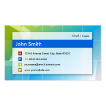 Chef / Cook - Modern Multipurpose Business Card Templates