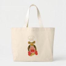 Chef Monkey Red Bag