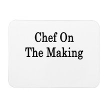 Chef On The Making Rectangle Magnets
