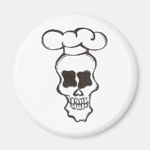 Chef Skull Magnet