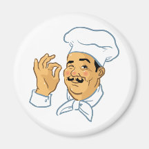 Chefs OK Fridge Magnet