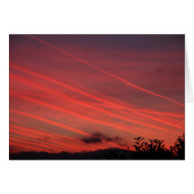 Chemical skies 1 greeting cards