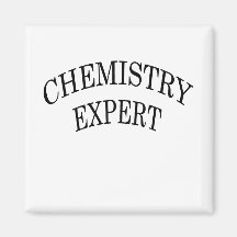 Chemistry Expert Fridge Magnets