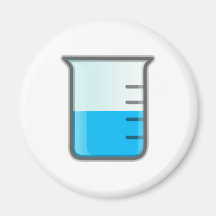Chemistry Science Beaker Refrigerator Magnet