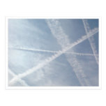 Chemtrails Over Spain Post Card