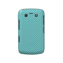 Chequered Cute Blue Case Case-Mate Blackberry Case