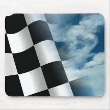 Chequered Flag Mouse Mat