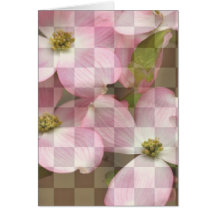 Chequered Floral Cards