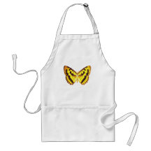 Chequered Skipper Butterfly Aprons