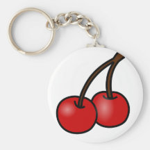 Cherries Key Chain
