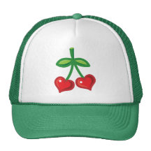 cherries mesh hats
