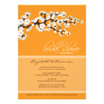Cherry Blossom Bridal Shower Invitation (orange)