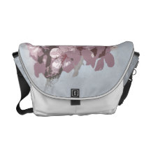 cherry blossom messenger bag