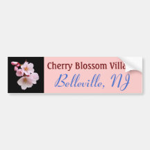 Cherry Blossom Village Bumper Sticker