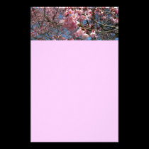 Cherry Blossoms and Bee Stationery stationery