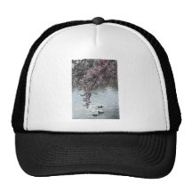 Cherry Blossoms Washington DC Trucker Hats