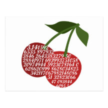 Cherry Complete Pi Post Card