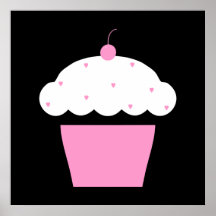 cherry cupcake posters