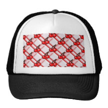 Cherry Flannel Mesh Hat