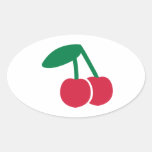 Cherry fruit stickers