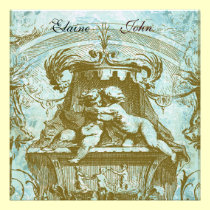 Cherub Angels French Architecture  Invitation invitations
