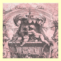 Cherub Angels French Architecture  Invitation invitations