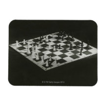 Chess Board Vinyl Magnet