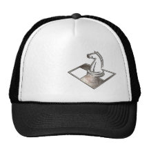 Chess; Cool Black Trucker Hat