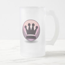 Chess Crown Frosted Ber Mug