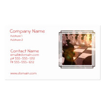 Chess Grandmaster Business Card