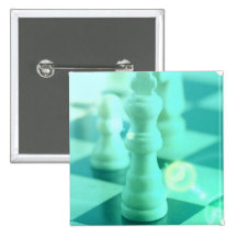 Chess King Square Pin
