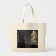 Chess Knights / Horses (2) Canvas Bag