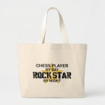 Chess Player Rock Star by Night Bag
